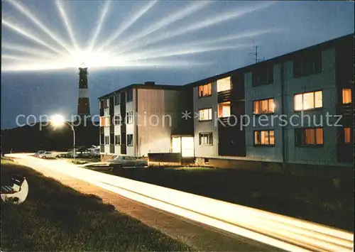 Hoernum Sylt Leuchtturm bei Nacht Kat. Hoernum (Sylt)