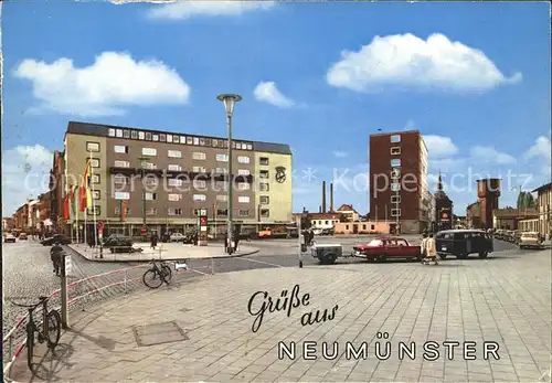 Neumuenster Schleswig Holstein Bahnhofsplatz Kat. Neumuenster