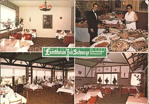 Heide Dithmarschen Landhaus zur Schanze Restaurant Kat. Heide