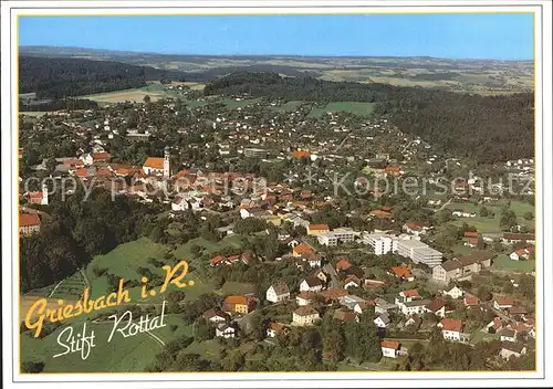 Bad Griesbach Rottal Fliegeraufnahme Stift Rottal / Bad Griesbach i.Rottal /Passau LKR