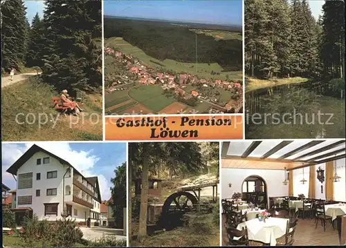 Simmersfeld Gasthof Pension Kat. Simmersfeld