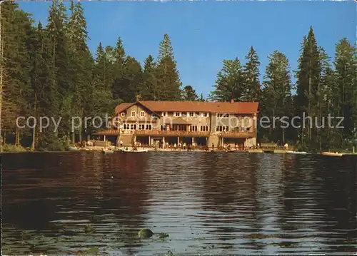 Arbersee Arberseehaus Kat. Bayerisch Eisenstein