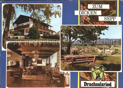 Drachselsried Pension Cafe Metzgerei Zum dicken Sepp Kat. Drachselsried