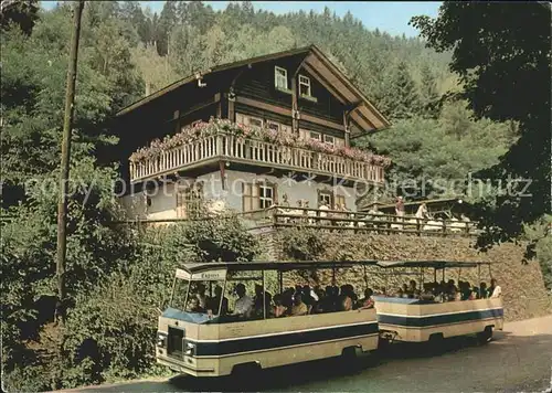 Schwarzburg Thueringer Wald Schweizerhaus im Schwarzatal Kat. Schwarzburg