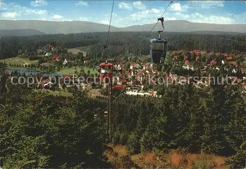 Hahnenklee Bockswiese Harz Kabinenseilbahn Bocksberg Kat. Goslar