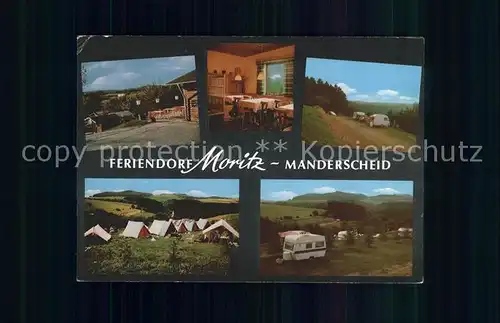 Manderscheid Eifel Feriendorf Campingplatz Moritz / Manderscheid /Bernkastel-Wittlich LKR