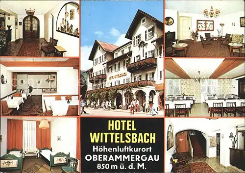 Oberammergau Hotel Wittelsbach Kat. Oberammergau