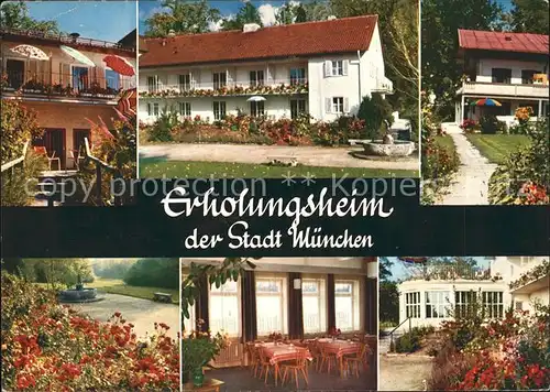 Ambach Muensing Erholungsheim Stadt Muenchen  Kat. Muensing