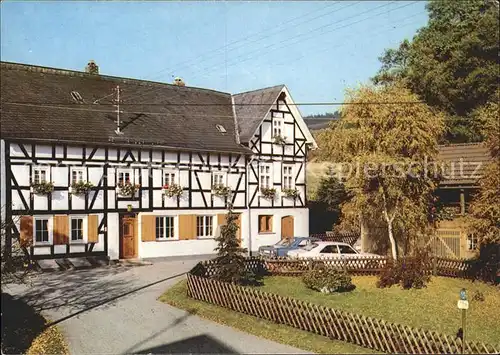 Silberg Pension Zum Hohen Wald Christes Kaufmanns Kat. Kirchhundem