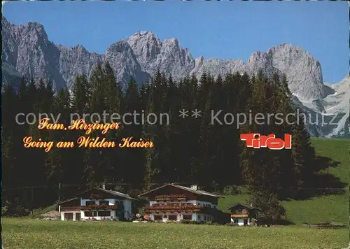 Going Wilden Kaiser Tirol Cafe Pension Retthaeus Kat. Going am Wilden Kaiser