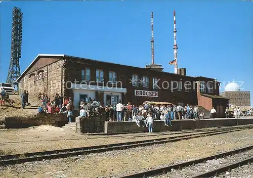 Brocken Brockenbahnhof Kat. Wernigerode