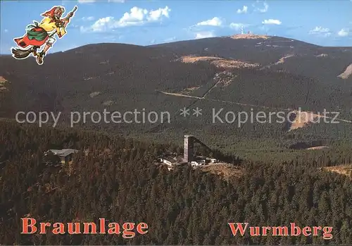 Braunlage Wurmberg Anlaufturm Brocken Kat. Braunlage Harz