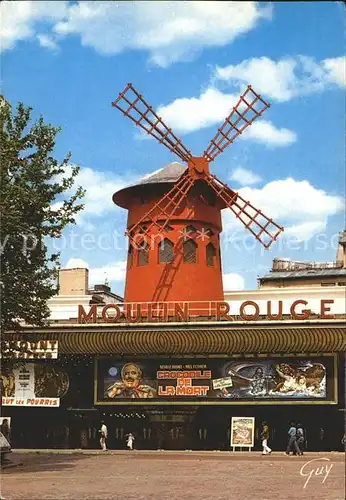 Paris Merveilles Montmartre Le Moulin Rouge Kat. Paris