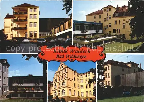 Bad Wildungen Klinik Waldeck  Kat. Bad Wildungen