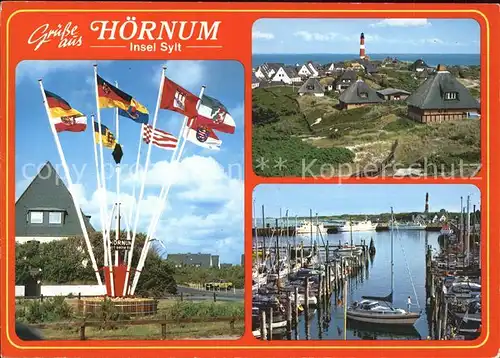 Hoernum Sylt Yacht Teilansicht Kat. Hoernum (Sylt)