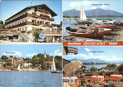 Gstadt Chiemsee Gaestehaus Heistracher Hochgern Kampenwand Heistracher Kat. Gstadt a.Chiemsee