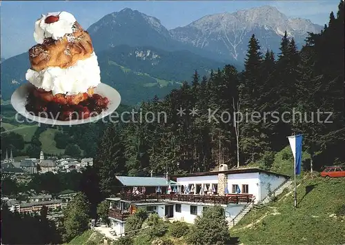 Berchtesgaden Cafe Zum Windbeutelbaron  Kat. Berchtesgaden