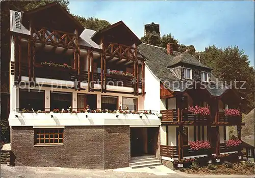 Beilstein Mosel Hotel Restaurant Haus Burgfrieden Kat. Beilstein