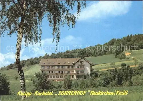 Neukirchen Knuellgebirge Sonnenhof Kurhotel Kat. Neukirchen