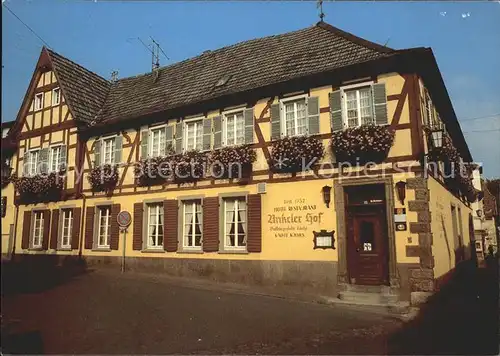 Unkel Hotel Restaurant Unkeler Hof Kat. Unkel