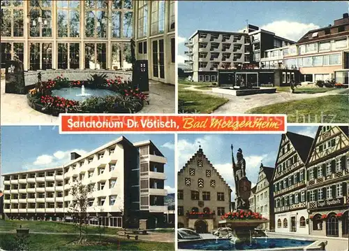 Bad Mergentheim Sanatorium Dr Voetisch Kat. Bad Mergentheim