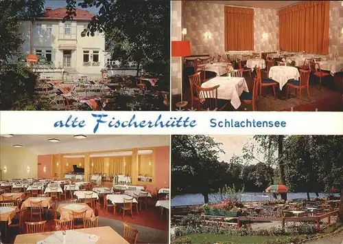 Berlin Alte Fischerhuette Schlachensee Kat. Berlin