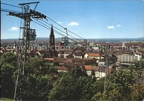 Freiburg Breisgau Schlossbergseilbahn Dattler Kat. Freiburg im Breisgau