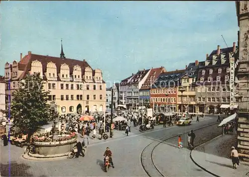 Naumburg Saale Wilhelm Pieck Platz  Kat. Naumburg