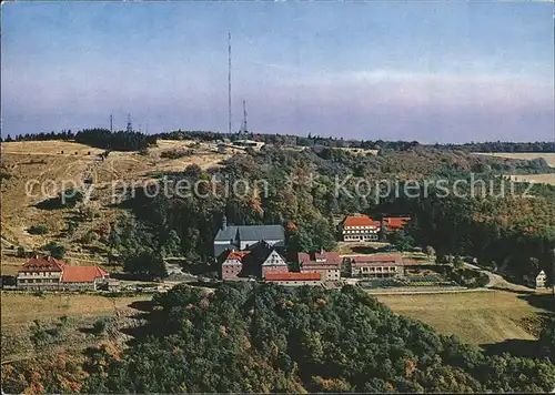 Kloster Kreuzberg Sendeanlage Fliegeraufnahme Kat. Bischofsheim a.d.Rhoen