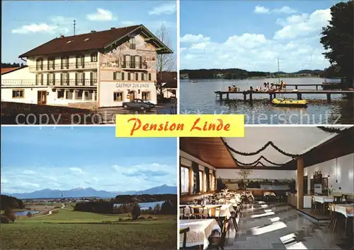 Eggstaett Oberbayern Gasthof Pension Linde / Eggstaett /Rosenheim LKR