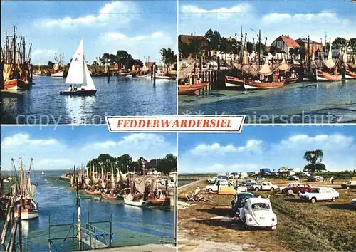 Fedderwardersiel Camping Hafen Segelboot Kat. Butjadingen