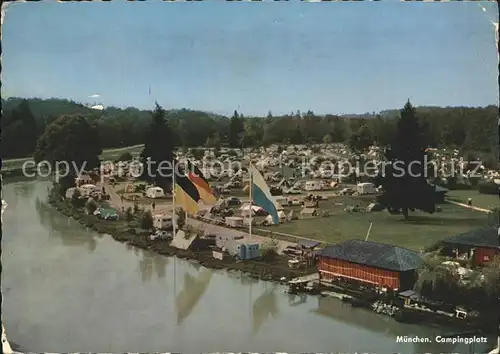 Muenchen Campingplatz Kat. Muenchen