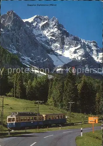 Zugspitze Zugspitzbahn Zugspitzgipfel Eibsee Seilbahn Kat. Garmisch Partenkirchen