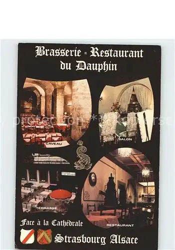 Strasbourg Alsace Brasserie du Dauphin  Kat. Strasbourg