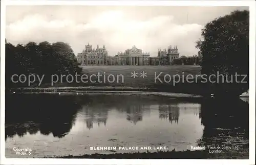 Blenheim Park Palace and Lake Kat. Southend on Sea