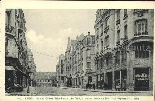 Reims Champagne Ardenne Rue du Cadran Saint Pierre Kat. Reims