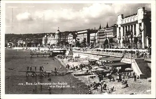 Nice Alpes Maritimes Promenade des Anglais Kat. Nice