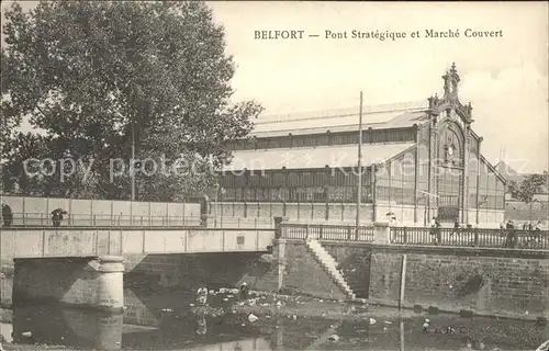 Belfort Alsace Marche Couvert Pont Kat. Belfort