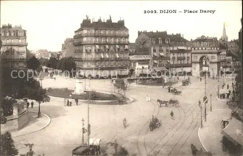 Dijon Cote d Or Place Darcy Pferdekutschen Kat. Dijon