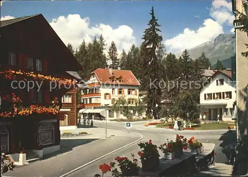 Flims Waldhaus Postplatz Kat. Flims Waldhaus