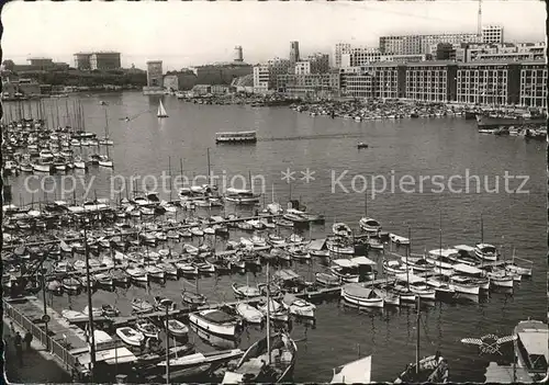 Marseille Hafen Segelboote Kat. Marseille