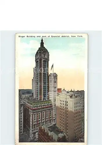 New York City Singer Building  / New York /