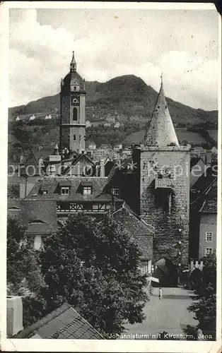 Jena Johannisturm Kirchturm Kat. Jena