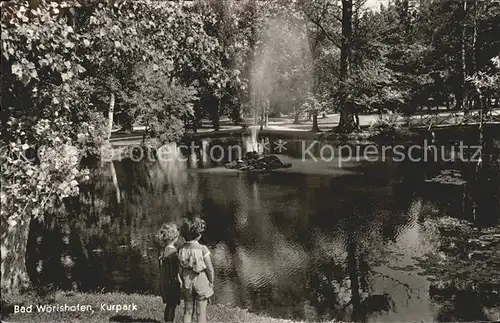 Bad Woerishofen Kurpark Springbrunnen Kinder Kat. Bad Woerishofen