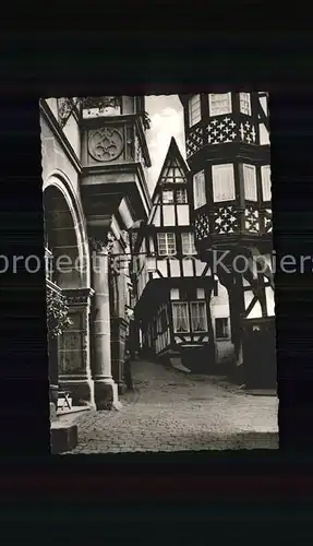 Kues Mittelalterliche Ecke am Markt Kat. Bernkastel Kues