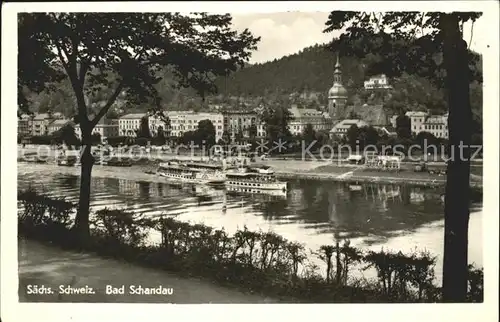 Bad Schandau Dampfer Kat. Bad Schandau