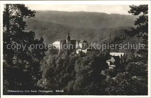 Schwarzburg Thueringer Wald Schloss Kat. Schwarzburg