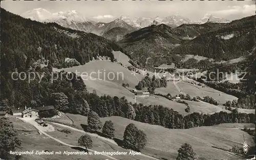 Ramsau Berchtesgaden Berggasthof Zipfhaeusl Alpenstrasse  Kat. Ramsau b.Berchtesgaden