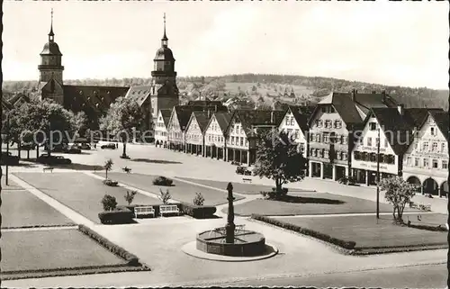 Freudenstadt Marktplatz Evangelische Kirche Kat. Freudenstadt