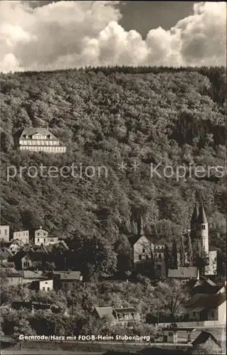 Gernrode Harz FDGB Heim Stubenberg / Gernrode Harz /Harz LKR